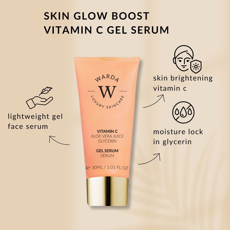 erthskin london skin glow boost vitamin c gel serum 30ml