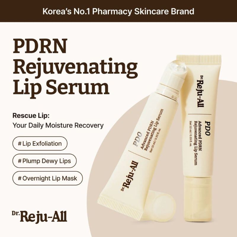 dr. rejuall all advanced pdrn rejuvenating lip serum 10ml