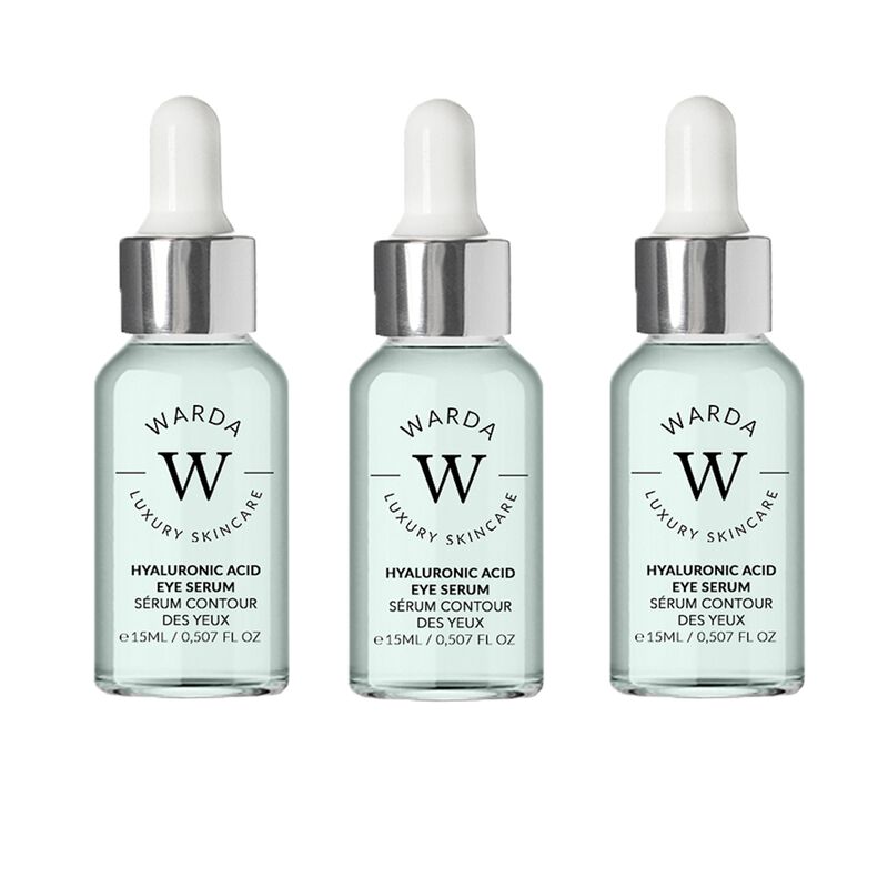 إرث سكين لندن 3 x skin hydration boost hyaluronic acid eye serum 15ml
