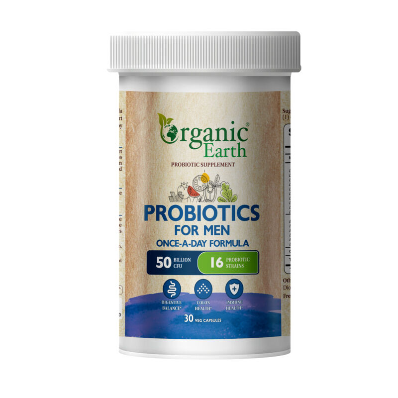 organic earth probiotics for men cap