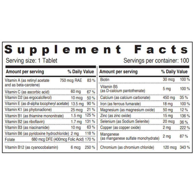 sunshine nutrition a to z women's multivitamin