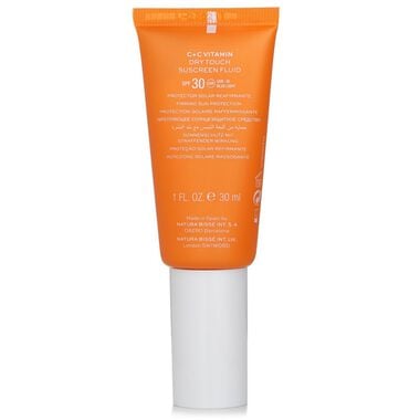 faces c c vitamin dry touch sunscreen fluid firming sun protection spf