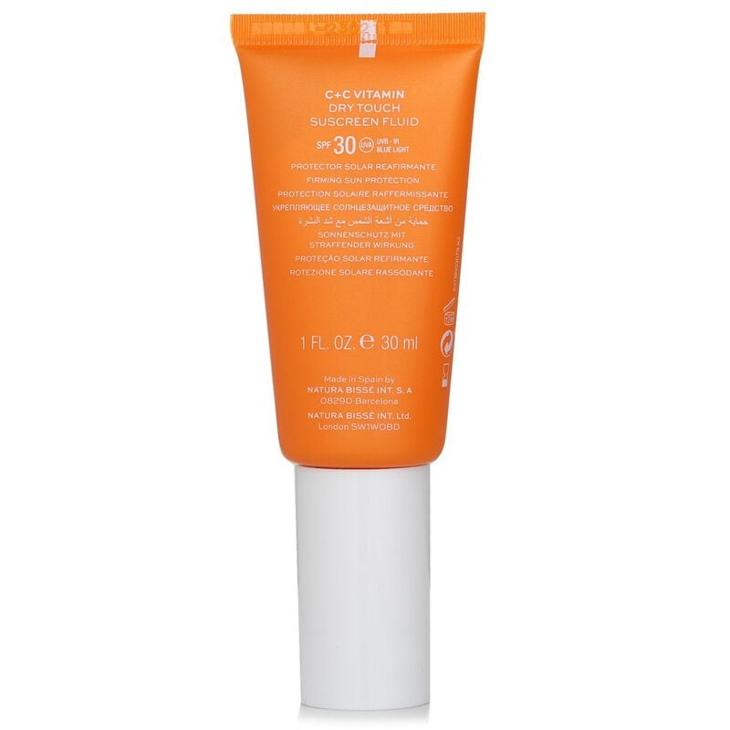 natura bisse c+c vitamin dry touch sunscreen fluid firming sun protection spf