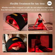 faces red light therapy full body sleeping mat