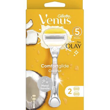 faces venus coconut olay razor 2up