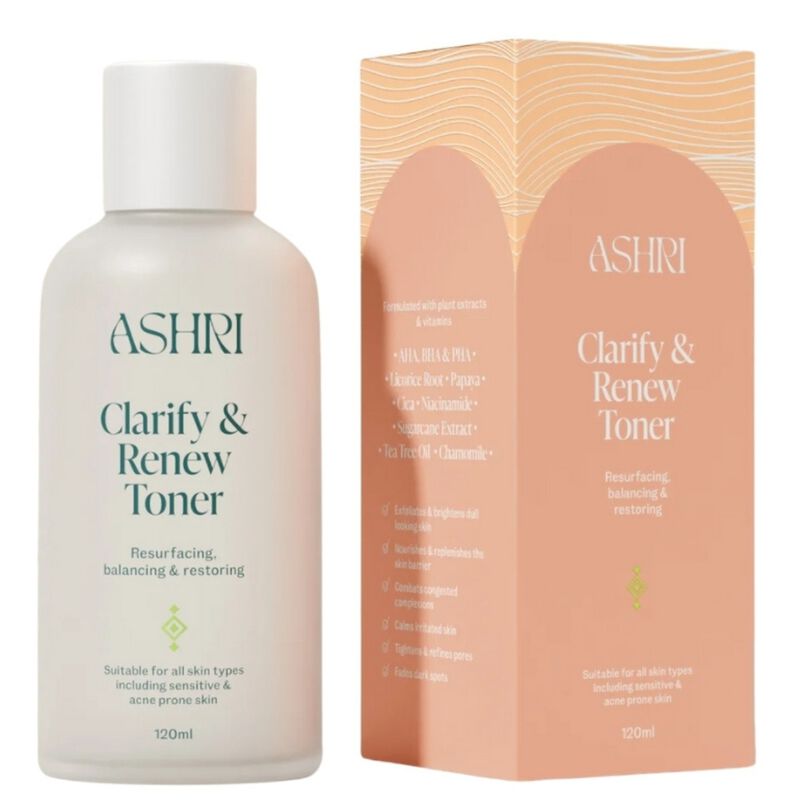 أشري سكين تونر لمعالجة و تجديد البشرة الكاملة