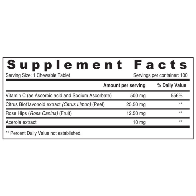 sunshine nutrition vitamin c plus chewable tablet