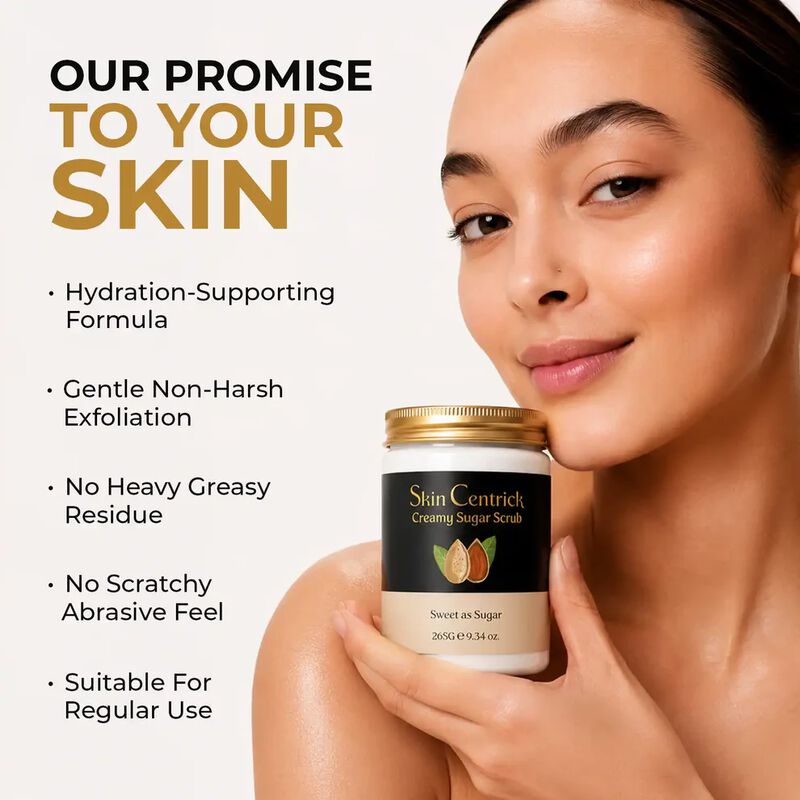 skin centrick creamy sugar scrub