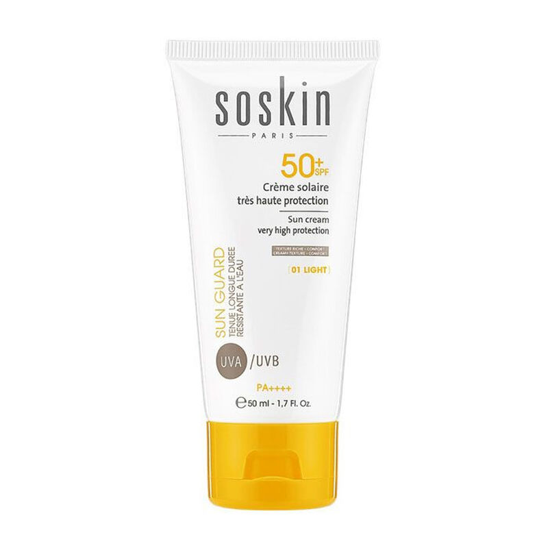 soskin sun cream protection spf50+