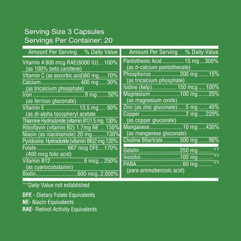 نوتريشونل كبسولات الشعر والبشرة والأظافر