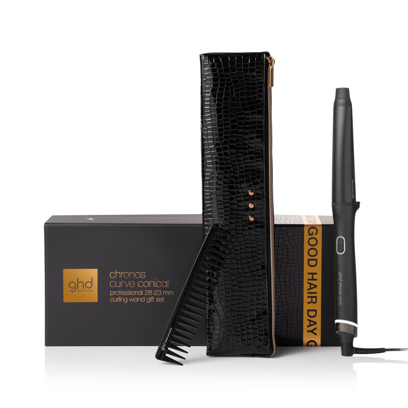 ghd chronos curve conical wand set