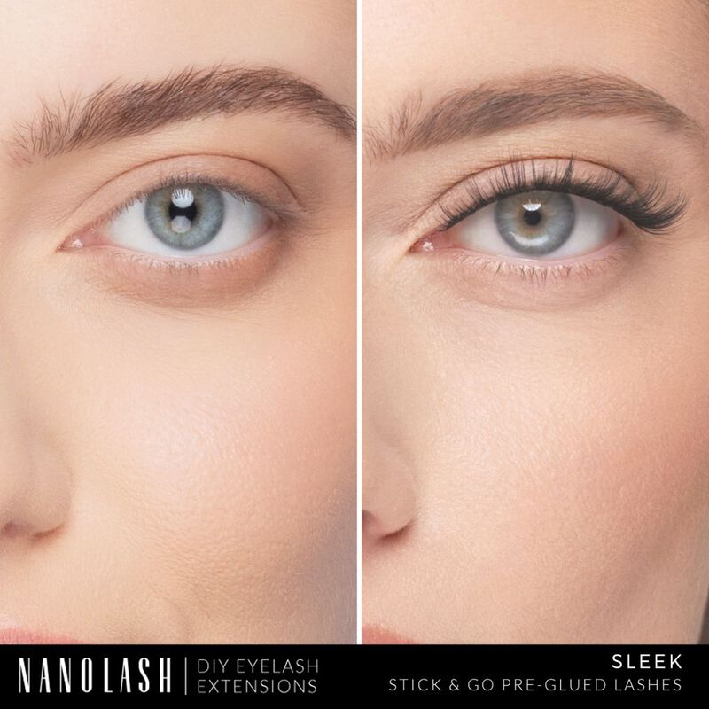 nanolash diy stick & go preglued lashes sleek