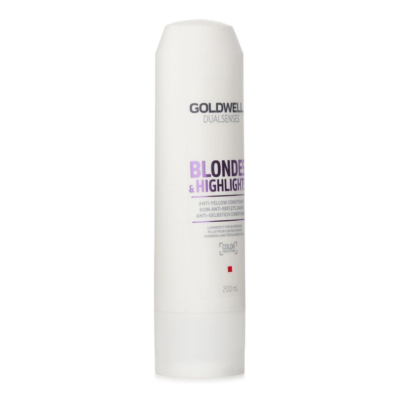 goldwell dual senses blondes & highlights antiyellow conditioner