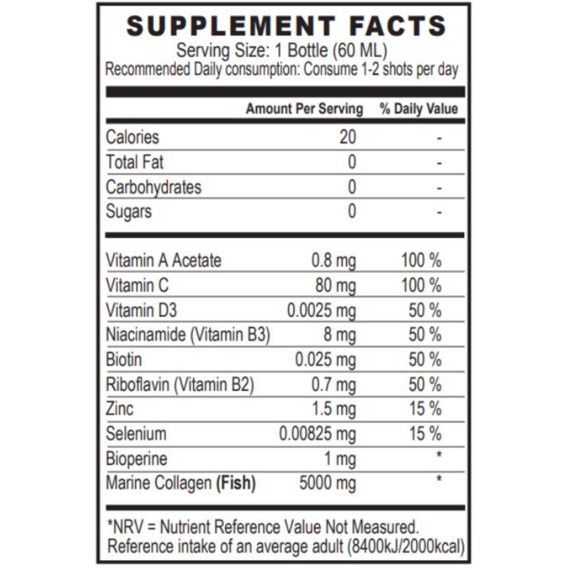 sunshine collagen shots citrus flavor