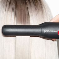 Unplugged Cordless Hair Styler faces unplugged cordless hair styler