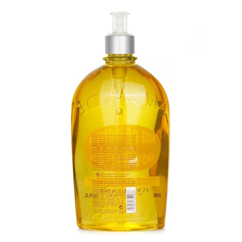 l'occitane almond cleansing & softening shower oil