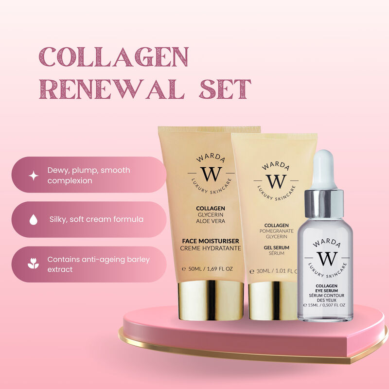 erthskin london skin lifter boost collagen moisturiser 50ml + skin lifter boost collagen eye serum 15m + skin lifter boost collagen gel serum 30ml