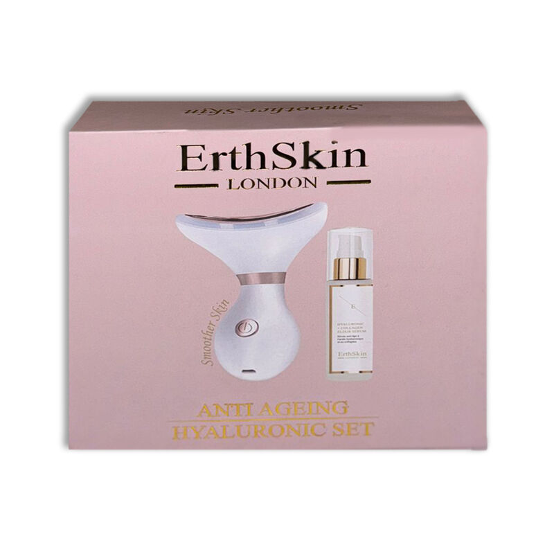 إرث سكين لندن antiageing hyaluronic acid set ( neck & jawliner + ha serum )