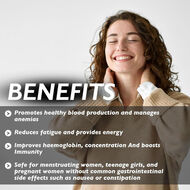 faces مكمل حديد لطيف مع b12 وحمض الفوليك وفيتامين c للطاقة