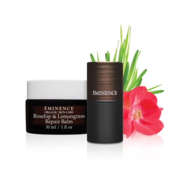 eminence organic skin care rosehip and lemongrass repair balm