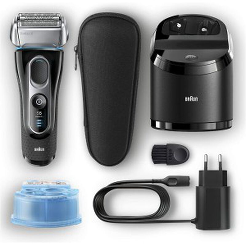 براون braun series 5 with pop up precision trimmer, clean & charge station