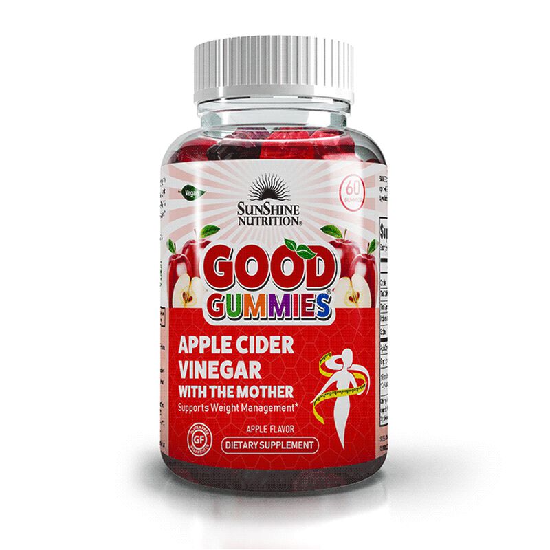 sunshine nutrition good gummies apple cider vinegar