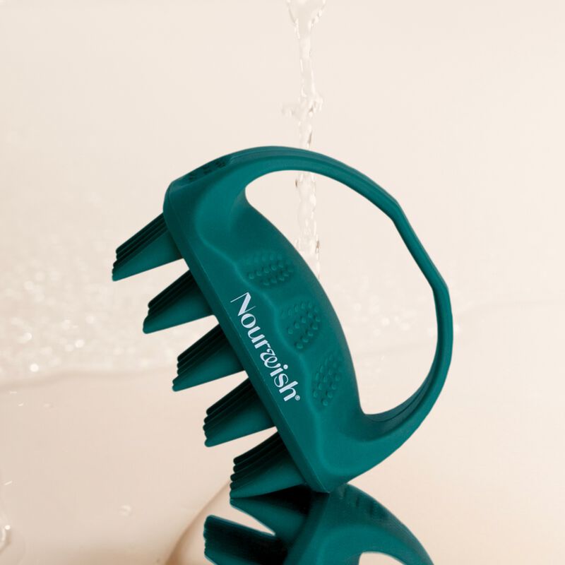 nourwish scalp massager & shampoo brush