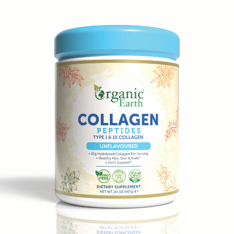 organic earth collagen peptides unflavoured