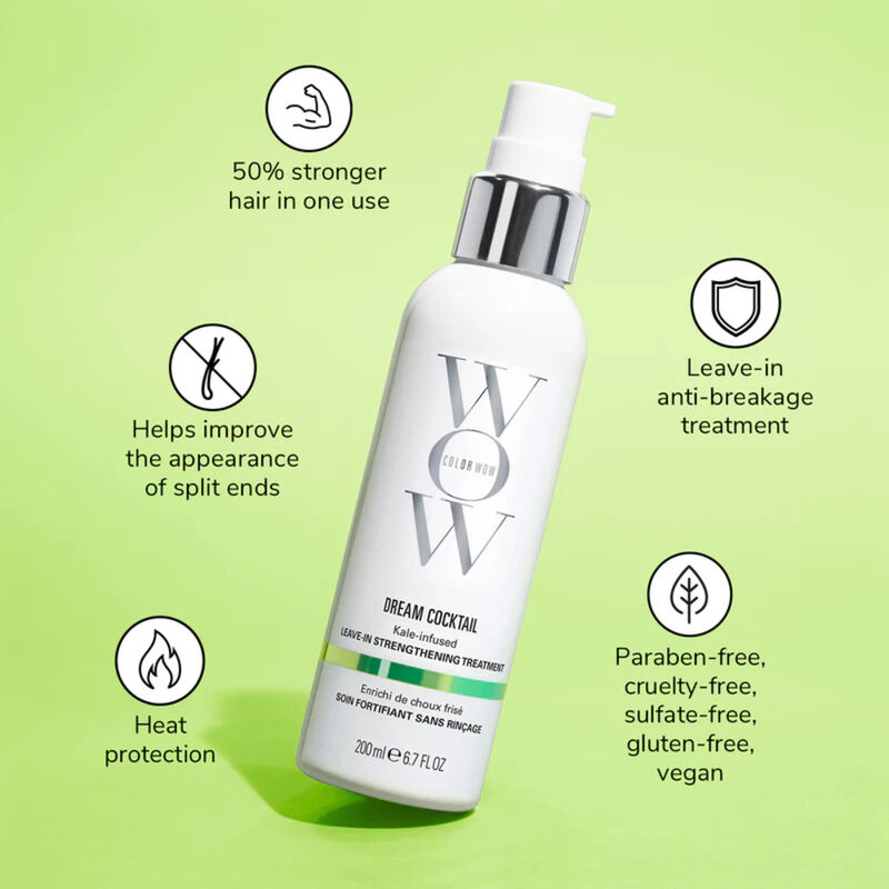 color wow dream cocktail kaleinfused leavein treatment