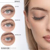 DIY Stick & Go Pre-glued Lashes Spiky faces diy stick go pre glued lashes spiky