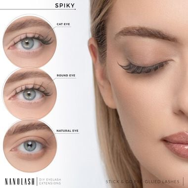 DIY Stick & Go Pre-glued Lashes Spiky faces diy stick go pre glued lashes spiky