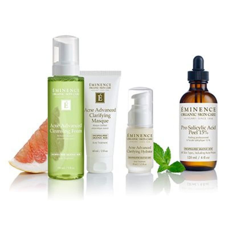 eminence organic skin care acne advanced cleansing foam
