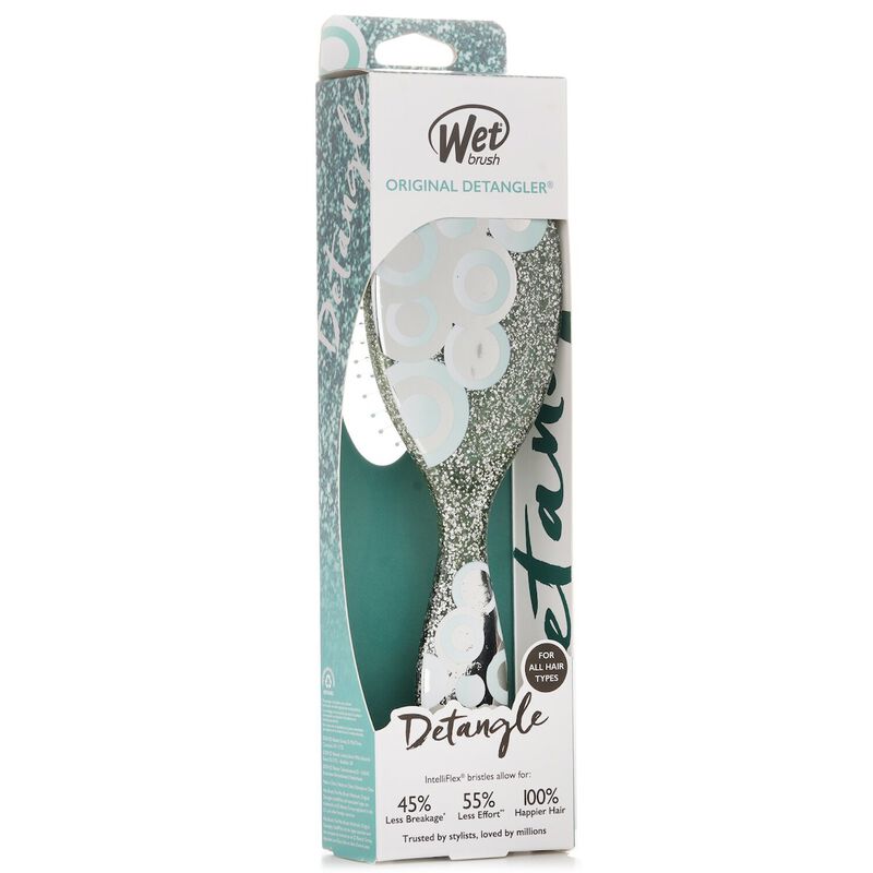 wet brush original detangler groovy disco teal hair brush