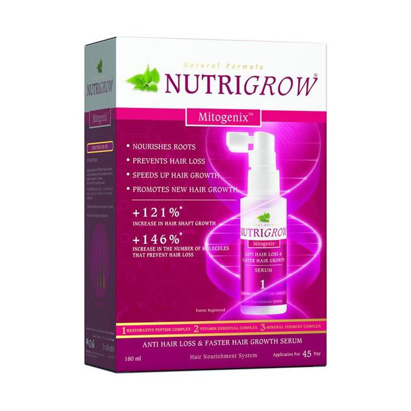 nutrigrow anti hair loss & faster hair growth serum