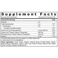 faces جيلاتين الكالسيوم للأطفال مع فيتامين d3