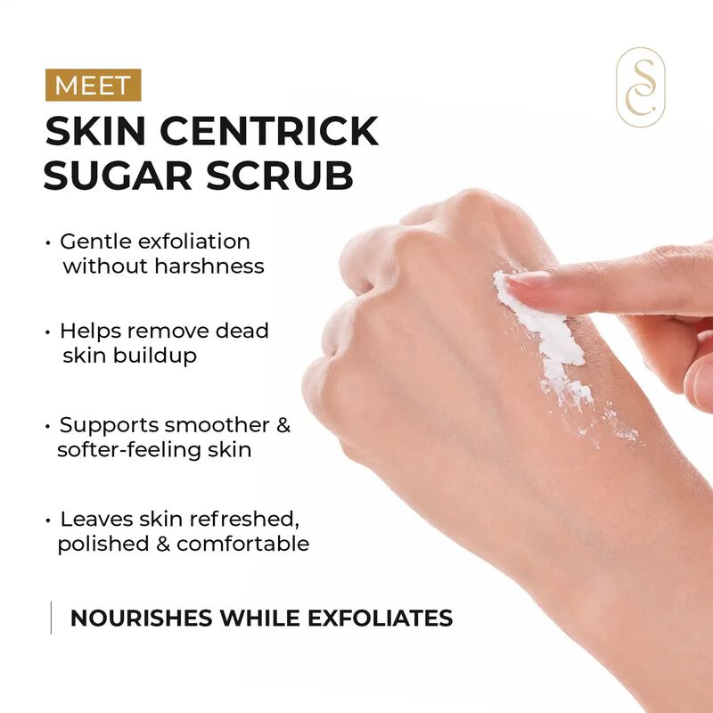 skin centrick creamy sugar scrub