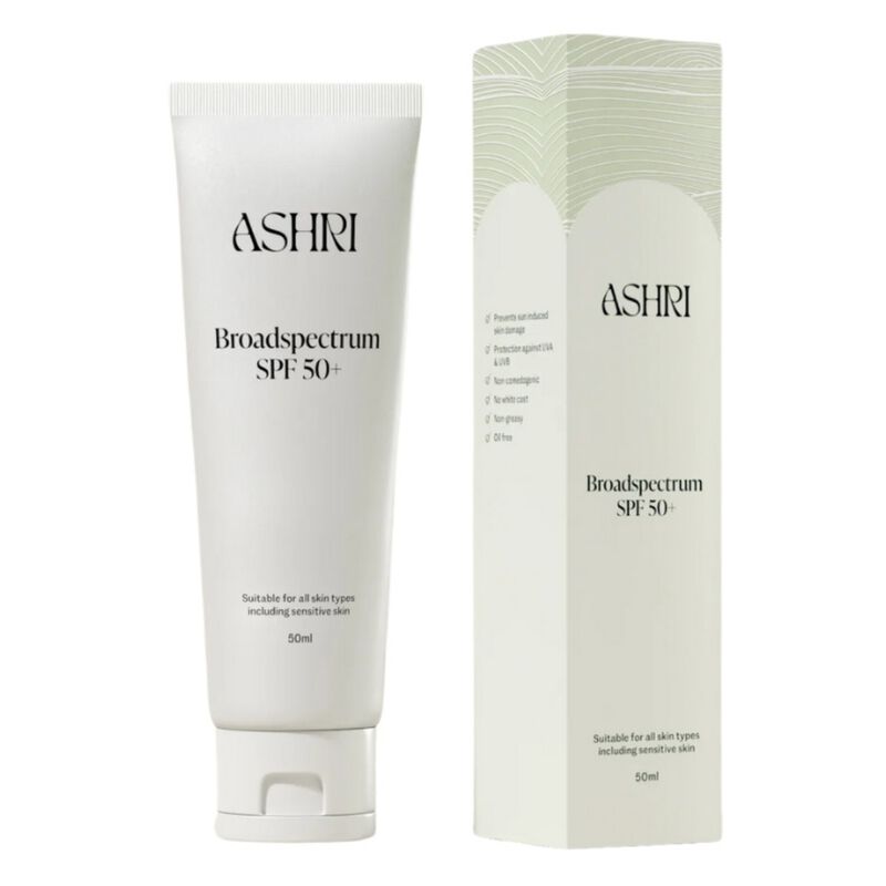 ashri skin broad spectrum spf 50 +