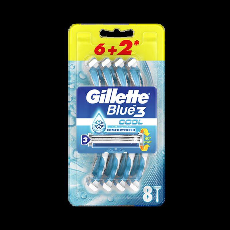 gillette blue3 cool disposable razor