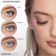 DIY Stick & Go Pre-glued Lashes Heartbraker Regular faces diy stick go pre glued lashes heartbraker regular