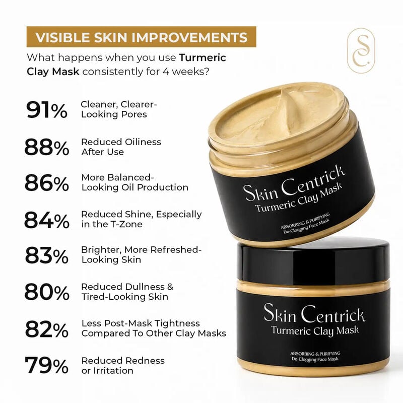 skin centrick قناع الوجه بالكركم