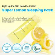 faces super lemon glutathione sleeping pack