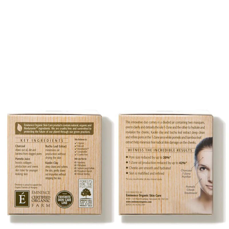 eminence organic skin care balancing masque duo