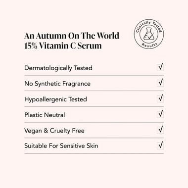faces an autumn on the world 15  vitamin c serum
