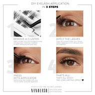 DIY Stick & Go Pre-glued Lashes Allure Short faces diy stick go pre glued lashes allure short