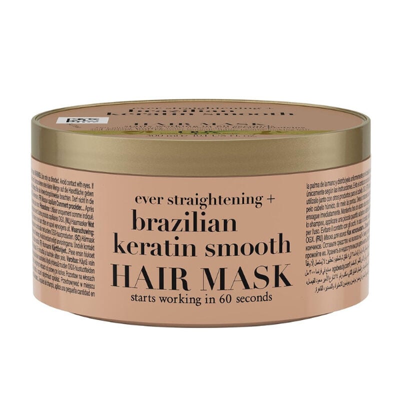 ogx brazilian keratin smooth hair mask