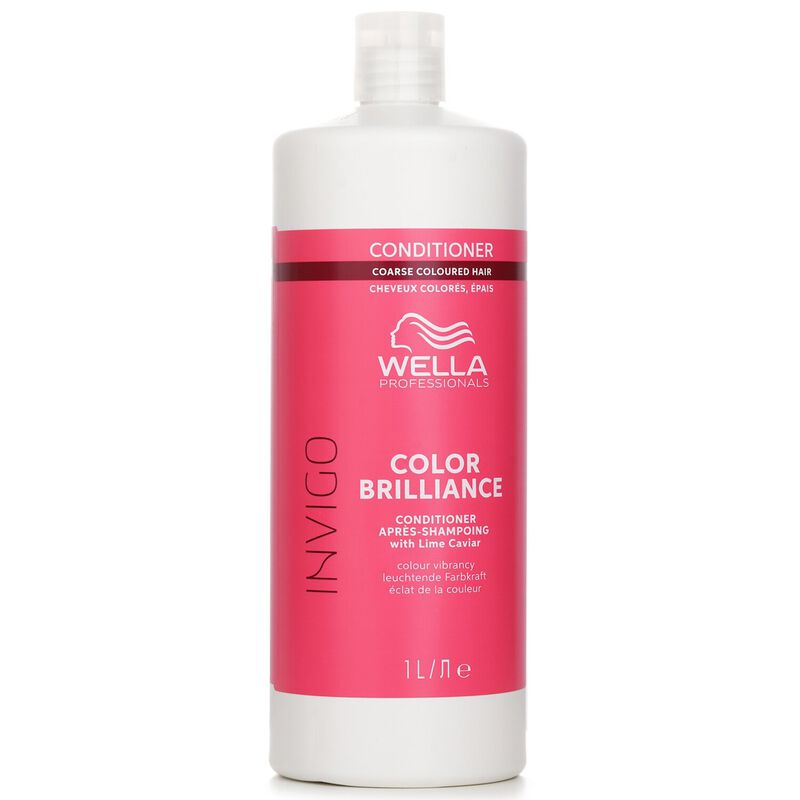 wella professionals invigo color brilliance conditioner with lime caviar coarse colored hair