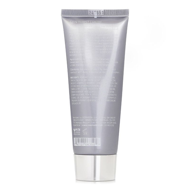 cosmedix skin thirst moisturizing hyaluronic acid cream