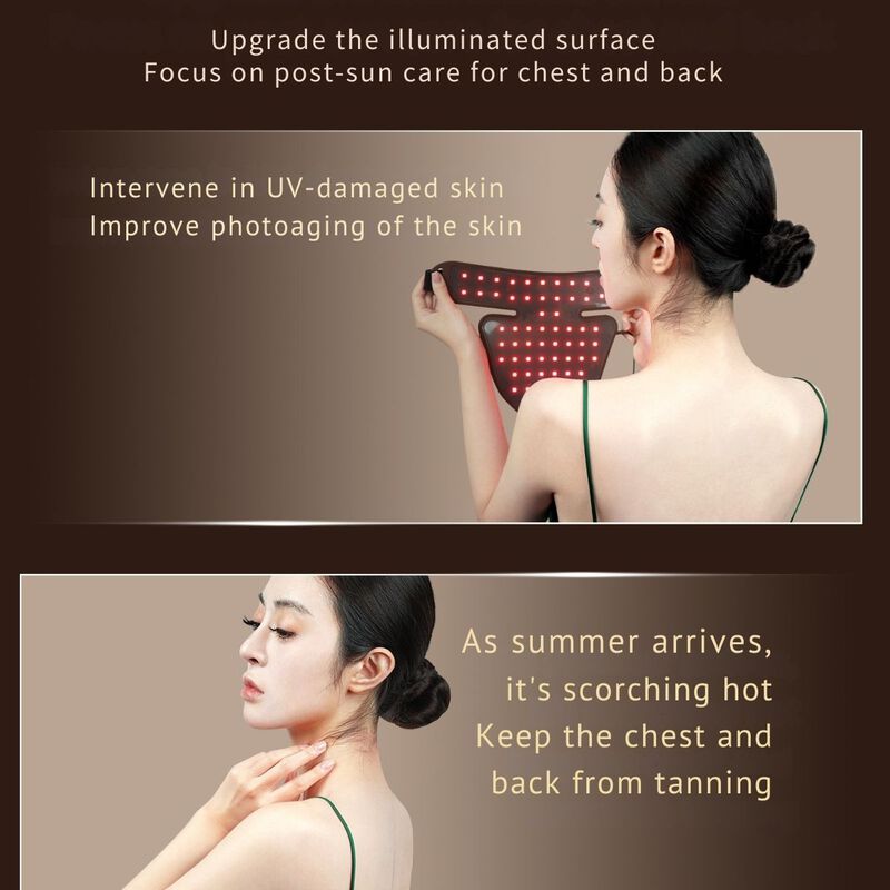 جوفز قناع  بتقنية led  للرقبة والصدر