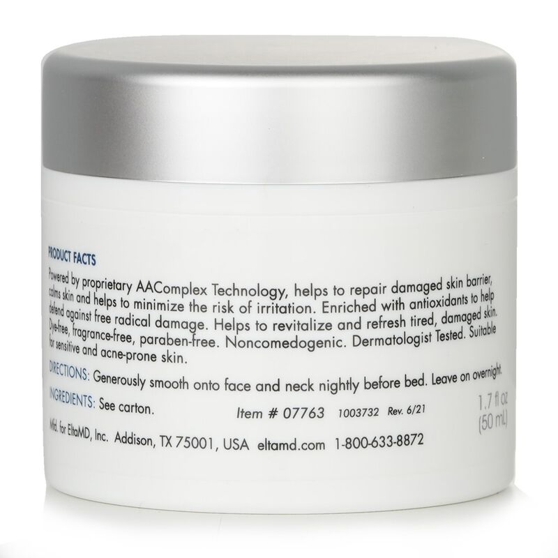 eltamd skin recovery night mask