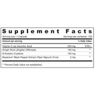 faces nutrition super immunity with nac 100 vegatable capsules